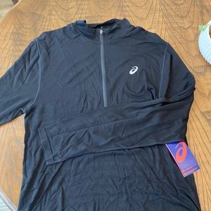 Asics long sleeve half zip
